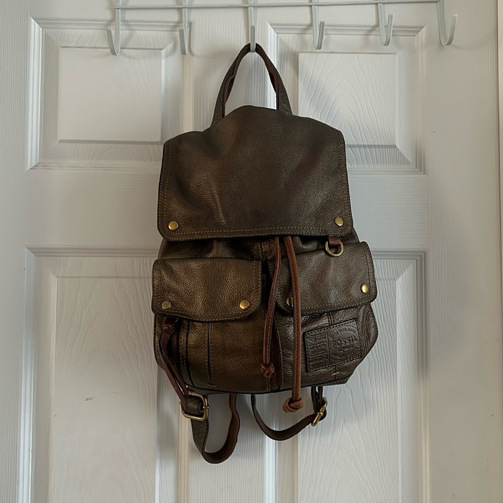 Fossil Brozen front pocket backpack